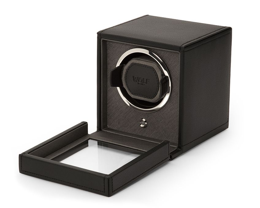 CUB ウォッチワインダー ワインディングマシーン 1PC ブラック 461103