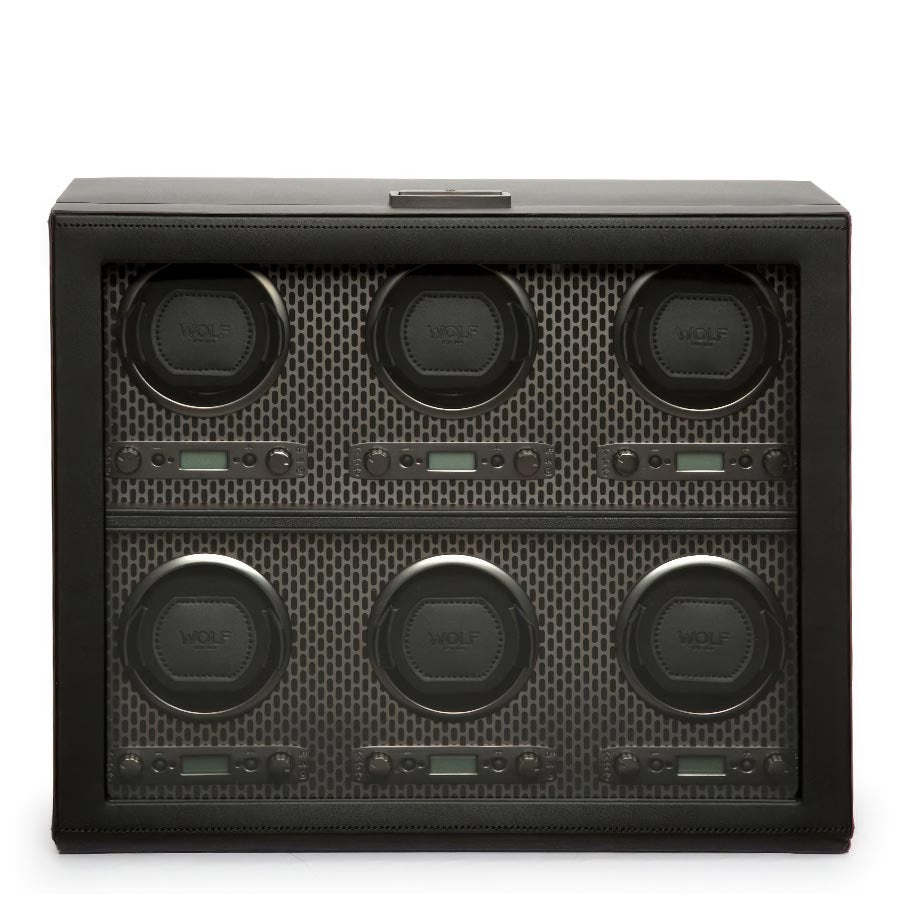 AXIS ウォッチワインダー ワインディングマシーン 6PC パウダーコート 469603
