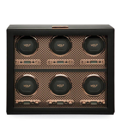 AXIS ウォッチワインダー ワインディングマシーン 6PC カッパー 469616