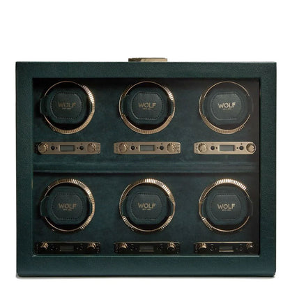 BRITISH RACING ウォッチワインダー ワインディングマシーン 6PC グリーン 792441