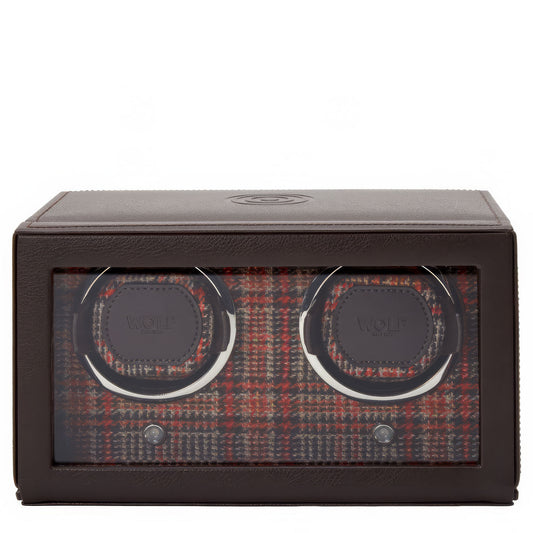 WM BROWN ウォッチワインダー ワインディングマシーン 2PC ブラウン 800700