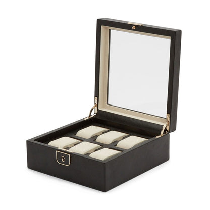 PALERMO ウォッチボックス 6PC ブラックアンスラサイト 213802