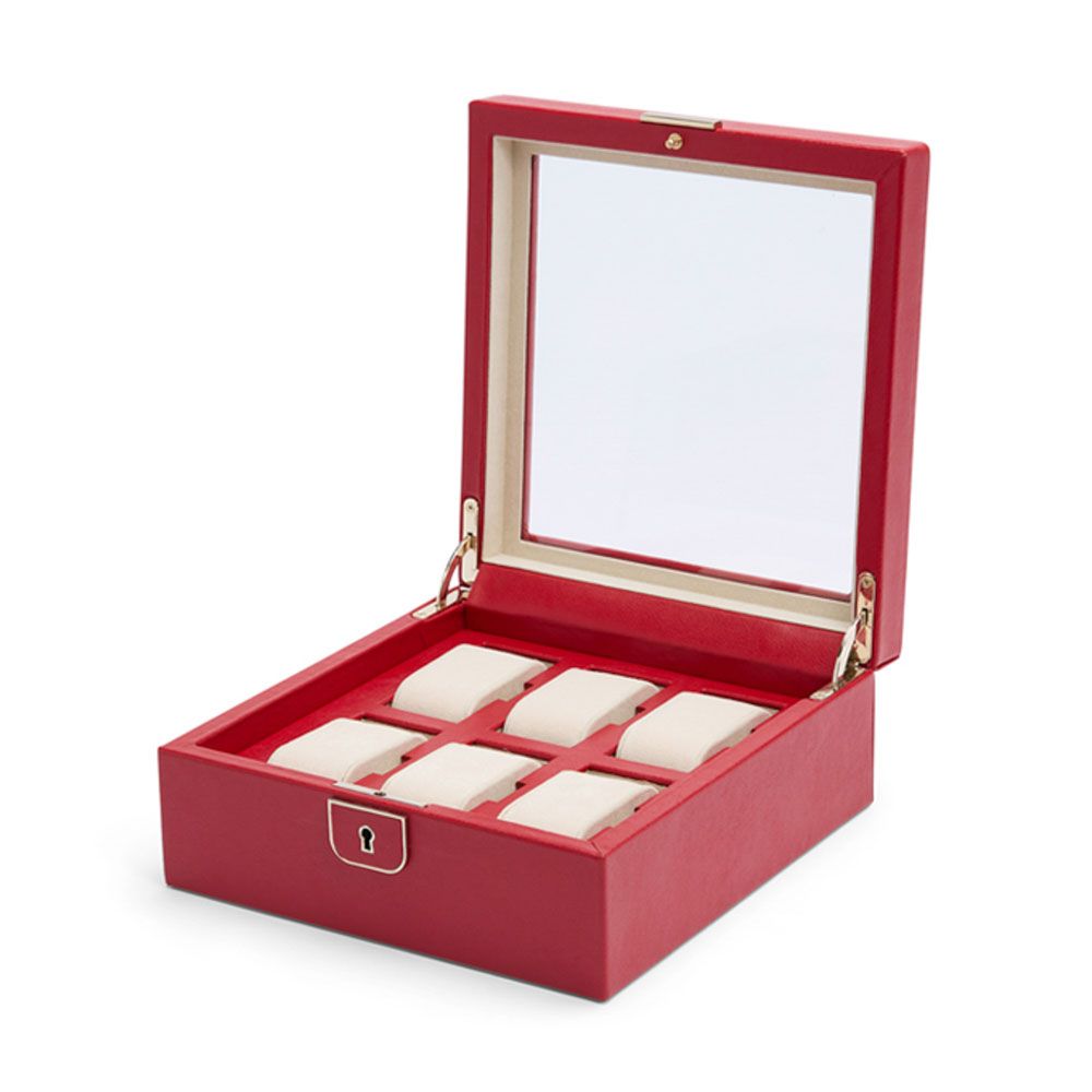 PALERMO ウォッチボックス 6PC レッド 213872
