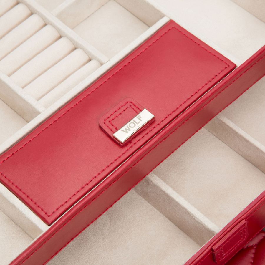 CAROLINE ジュエリーボックス M レッド 329772