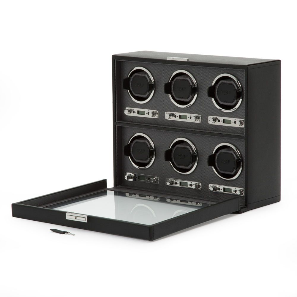 VICEROY ウォッチワインダー ワインディングマシーン 6PC ブラック 456802