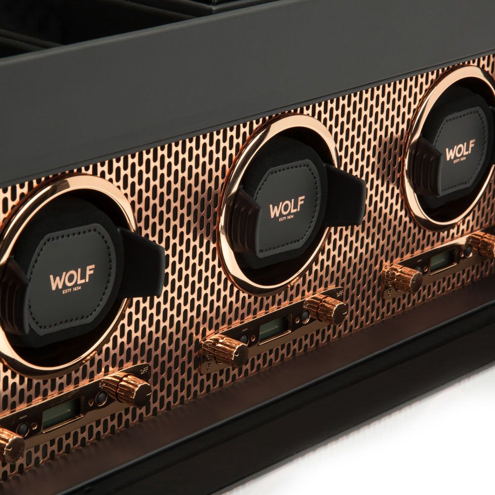 AXIS ウォッチワインダー ワインディングマシーン 3PC カッパー 469416