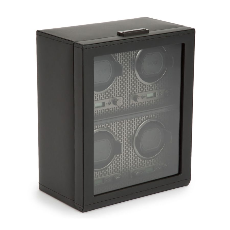 AXIS ウォッチワインダー ワインディングマシーン 4PC パウダーコート 469503