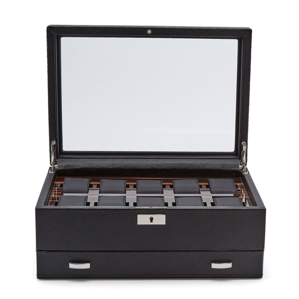 ROADSTER ウォッチボックス 10PC ブラック 477656