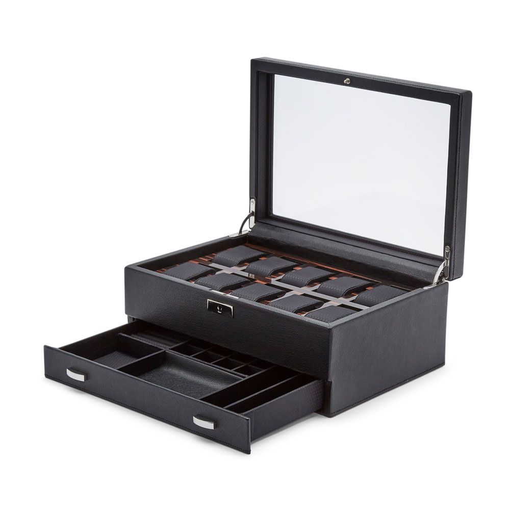 ROADSTER ウォッチボックス 10PC ブラック 477656