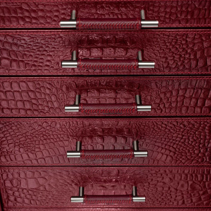 CHURCHILL ウォッチ＆ジュエリー耐火金庫 12PC RED CROCO 481230