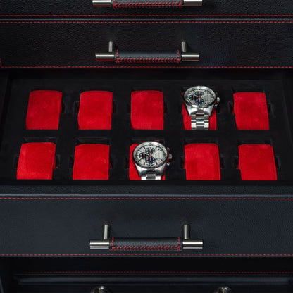 CHURCHILL ウォッチ＆ジュエリー耐火金庫 16PC PEBBLE LEATHER 481603