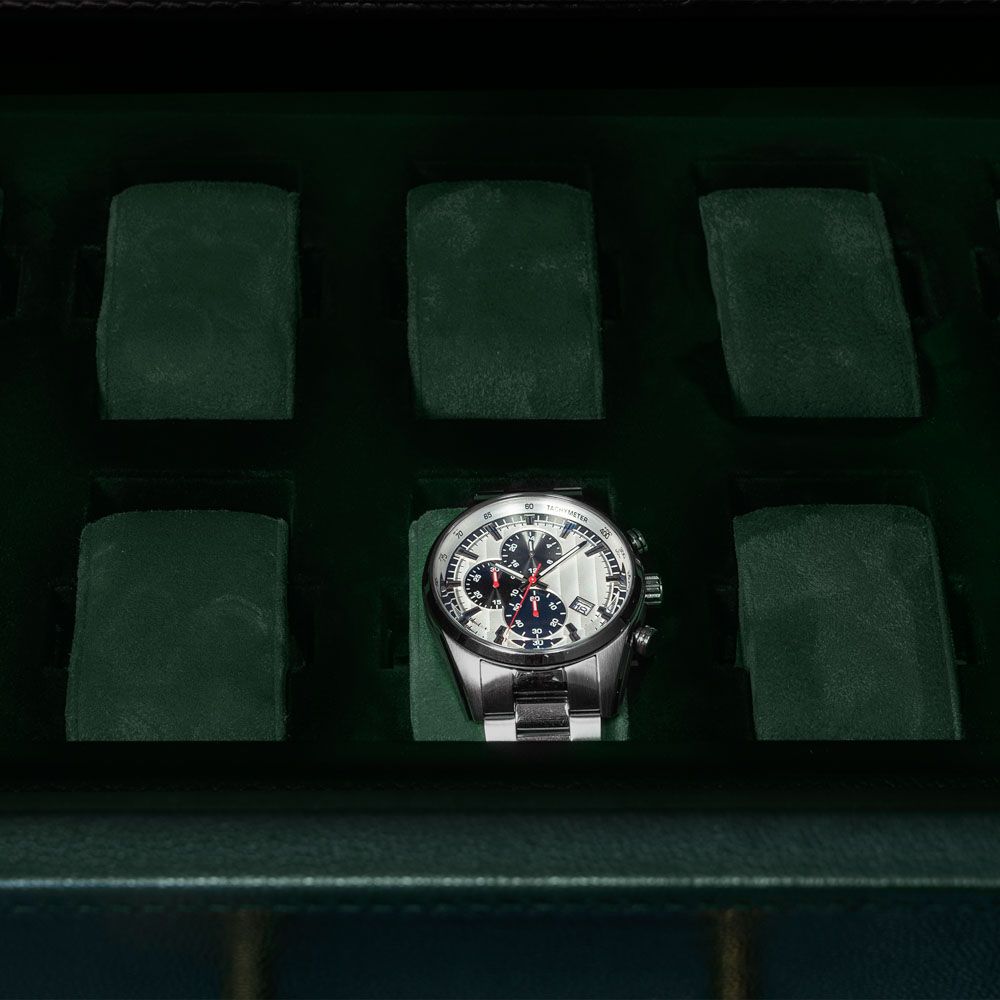 CHURCHILL ウォッチ＆ジュエリー耐火金庫 16PC グリーン 481641