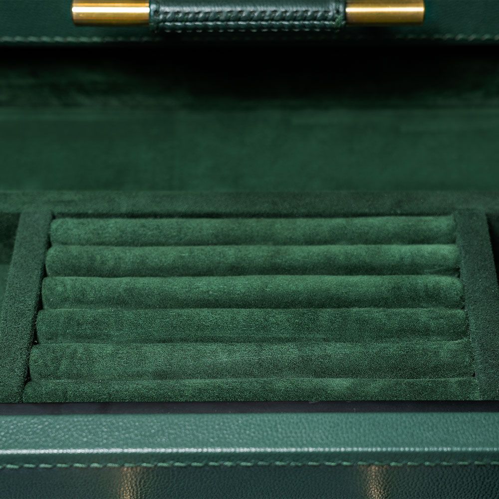 CHURCHILL ウォッチ＆ジュエリー耐火金庫 16PC グリーン 481641