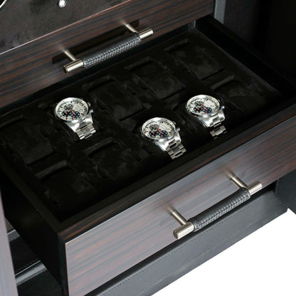 CHURCHILL ウォッチ＆ジュエリー耐火金庫 24PC マッカーサーエボニー 482440